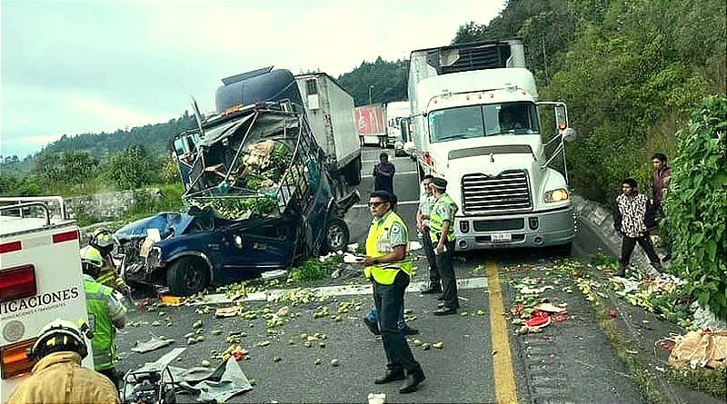 Accidente en las Cumbres de Maltrata