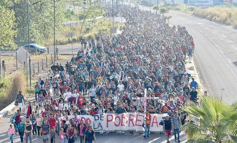 CARAVANA DE MIGRANTES SE REAGRUPA