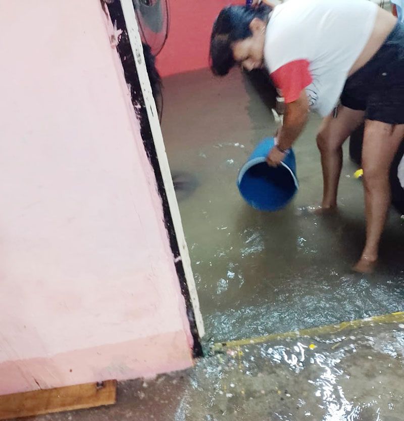 ¡SEIS VIVIENDAS AFECTADAS POR EL TROMBÓN EN PLAYA LINDA!