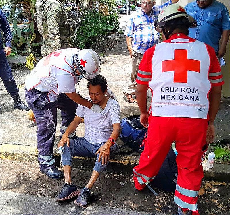 ¡UN HERIDO EN APARATOSO ACCIDENTE EN LA COLONIA FORMANDO HOGAR!