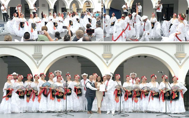 MI ALEGRE VERACRUZ, FOLKLORE DESDE EL ZÓCALO