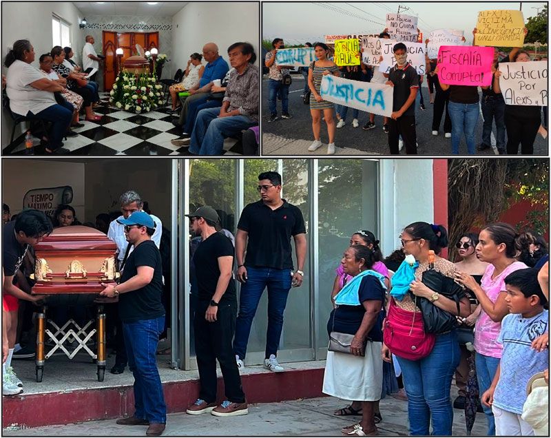 EXIGEN JUSTICIA POR CRIMEN DEL ESTUDIANTE ALEXIS