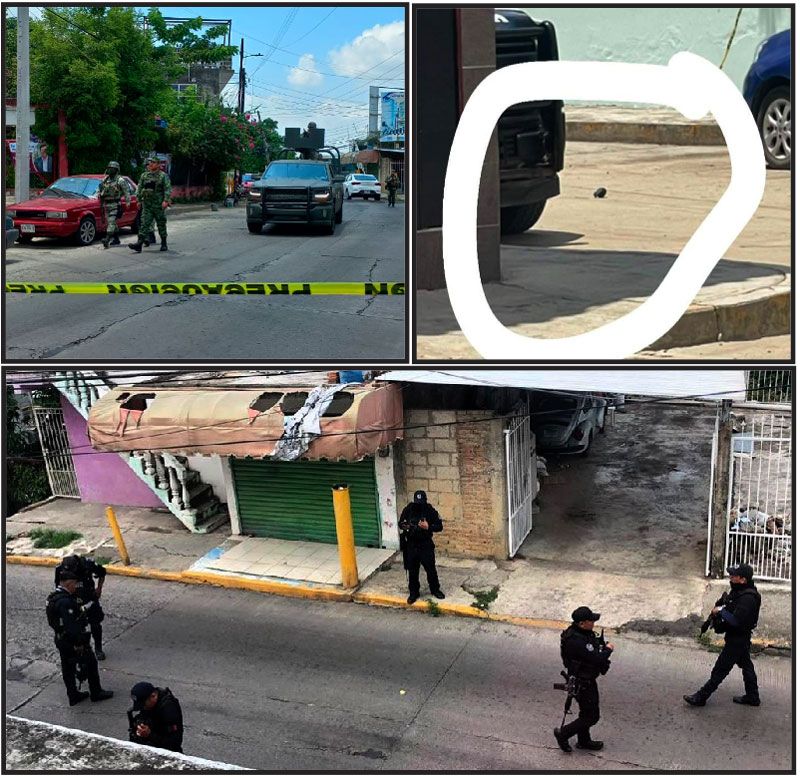 TIROTEAN CASAS Y LANZANGRANADAS CONTRA POLICIAS EN POZA RICA