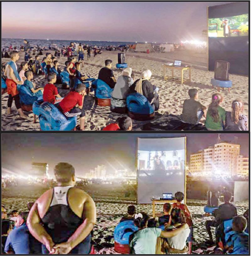 UN RESPIRO EN LA FRANJA DE GAZA ¡CINE A ORILLAS DEL MAR!