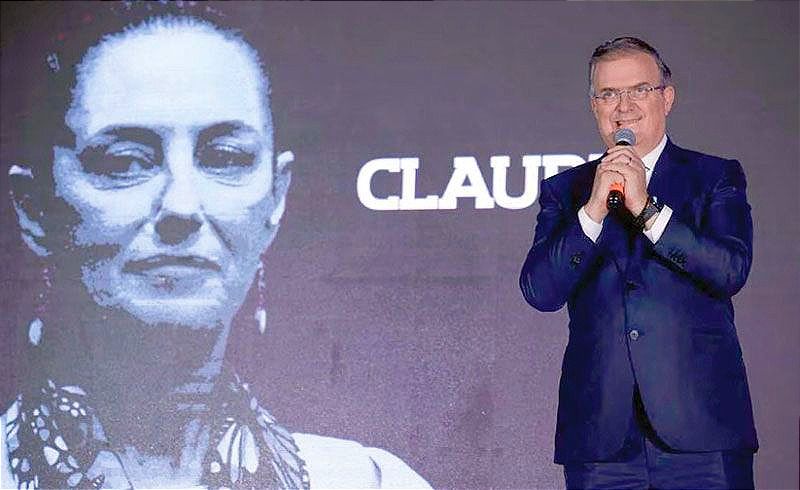 ¡EBRARD LANZA CAMPAÑA A DÍAS DE LA ENCUESTA DE MORENA: "¿CLAUDIA O YO?"!