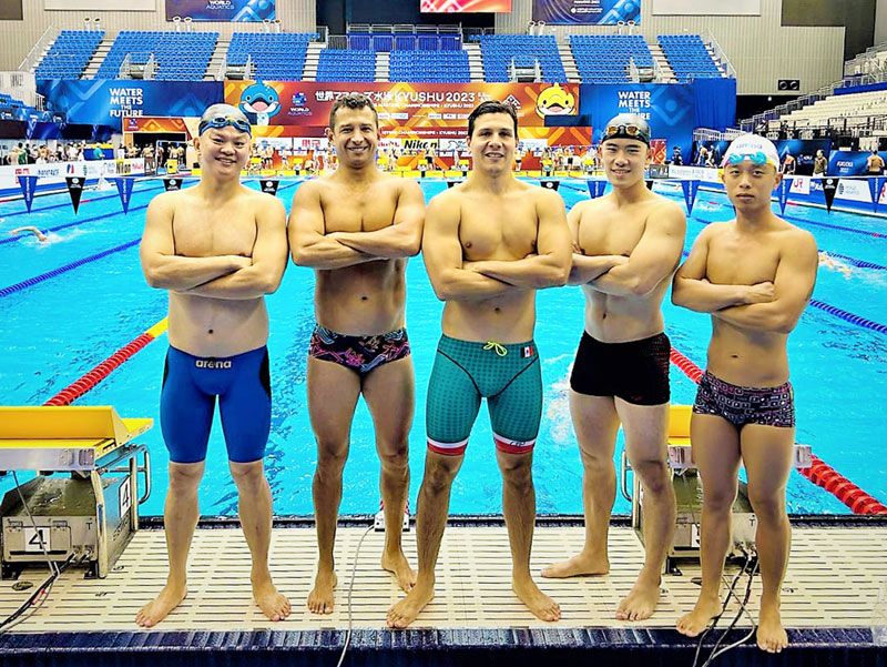 ¡Cumplen Masters Veracruz en Mundial de Natación Fukuoka!