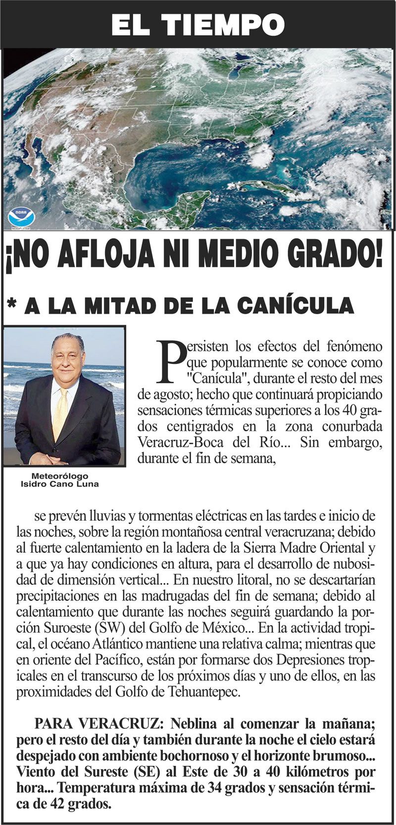 ¡NO AFLOJAN NI MEDIO GRADO!