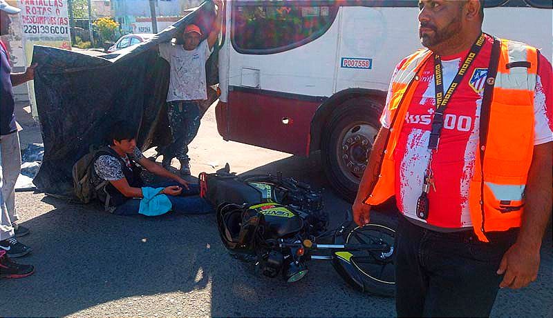 ¡“JINETE DE ACERO” ATROPELLADO EN EL COYOL POR CHOFER DE UN CHAPULTEPEC!