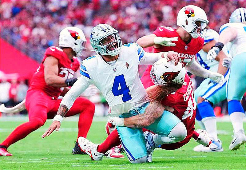 ¡ARIZONA CARDINALS DERROTA A DALLAS COWBOYS! -Marquise Brown selló la victoria por 28-16 para Arizona con una recepción en las diagonales