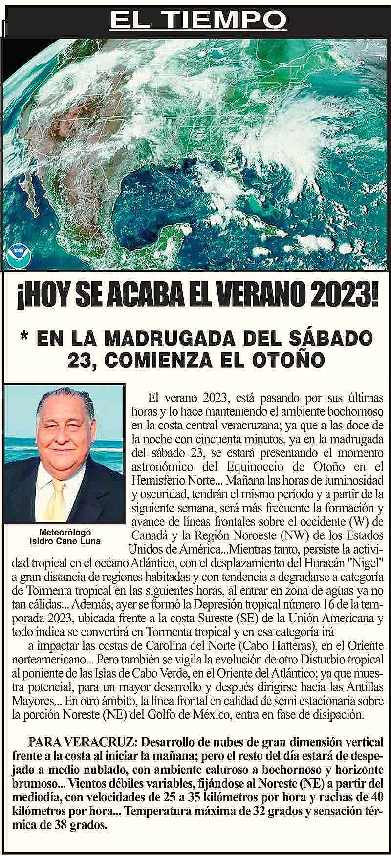 ¡HOY SE ACABA EL VERANO 2023!