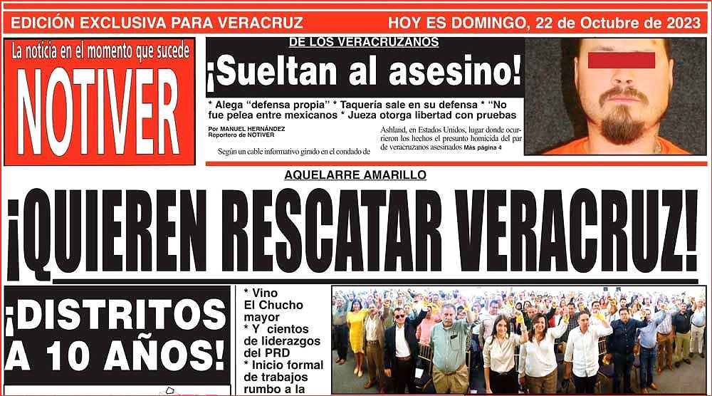 LA PORTADA - DOMINGO, 22 DE OCTUBRE 2023