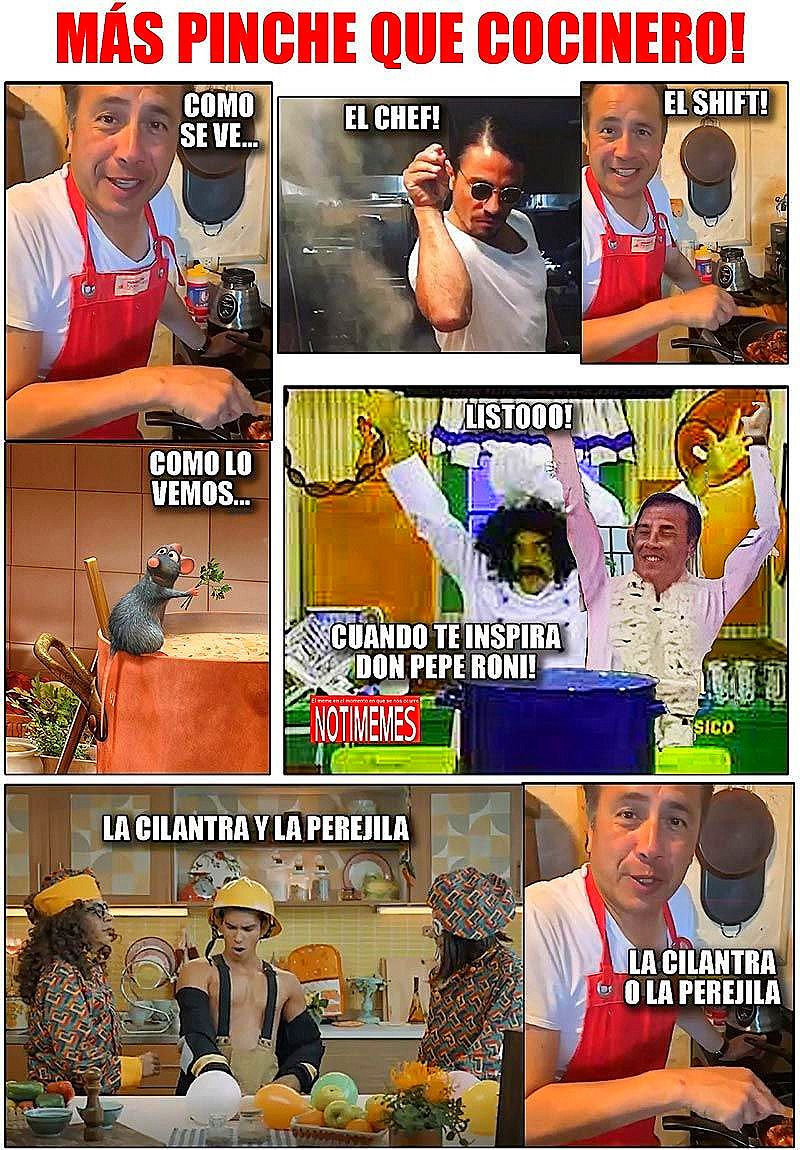 NOTI-MEME -MÁS PINCHE QUE COCINERO...