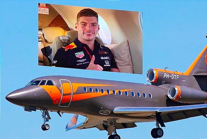 ¡MAX VERSTAPPEN LLEGA AL AIFA EN SU AVIÓN PRIVADO! -Para el Gran Premio de la Ciudad de México