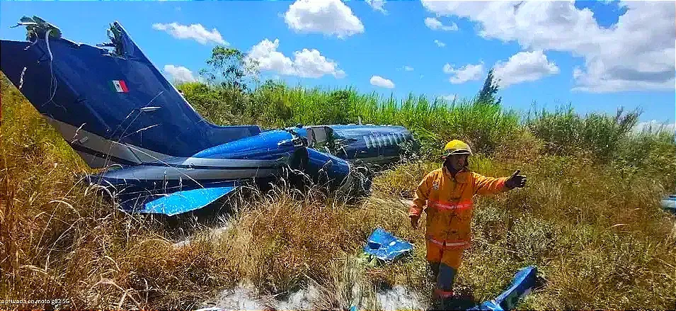 SE LE ACABÓ LA PISTA AL JET EN EL LENCERO ...¡SE SALVAN DE MILAGRO! -Le Faltó Pista al Aterrizar