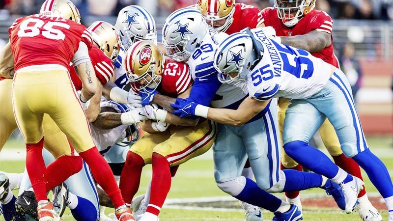 ¡LOS 49ERS APLASTAN A LOS COWBOYS!