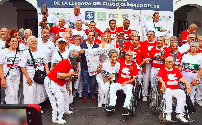 ¡RECORDAR ES VIVIR! -Celebran el 55 Aniversario de la llegada del Fuego Olímpico