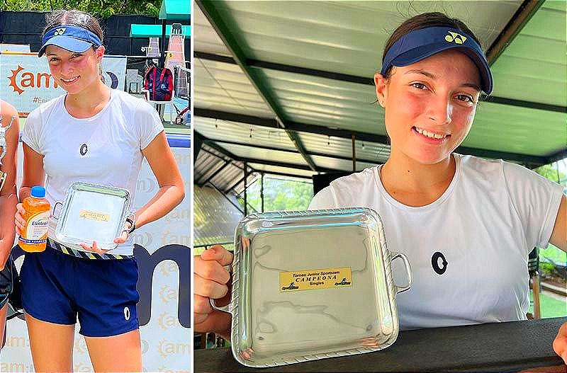 ¡HANNE ESTRADA SIGUE BRILLANDO! -La Veracruzana gana el ITF J30 Managua Juniors 2023