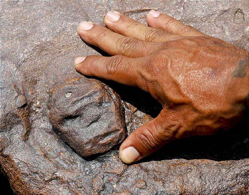 ¡SEQUÍA EXTREMA DEJA AL DESCUBIERTO GRABADOS RUPESTRES! -En Amazonía