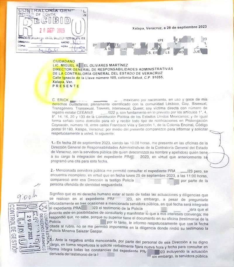 ¡DENUNCIA PRUEBAS FALSAS! - *Empleado de Tránsito del Estado, *Por acusación de acoso para cesarle