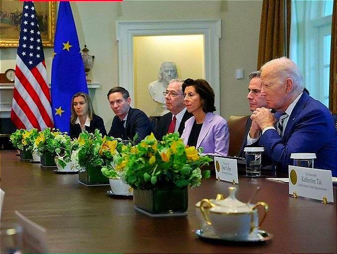 ¡BIDEN SE REUNE CON LA UNION EUROPEA! -Y hablan de Israel - Hamás