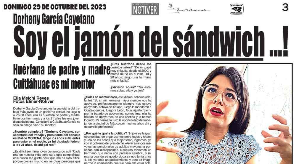 SOY EL JAMÓN DEL SÁNDWICH...! -DORHENY GARCÍA CAYETANO