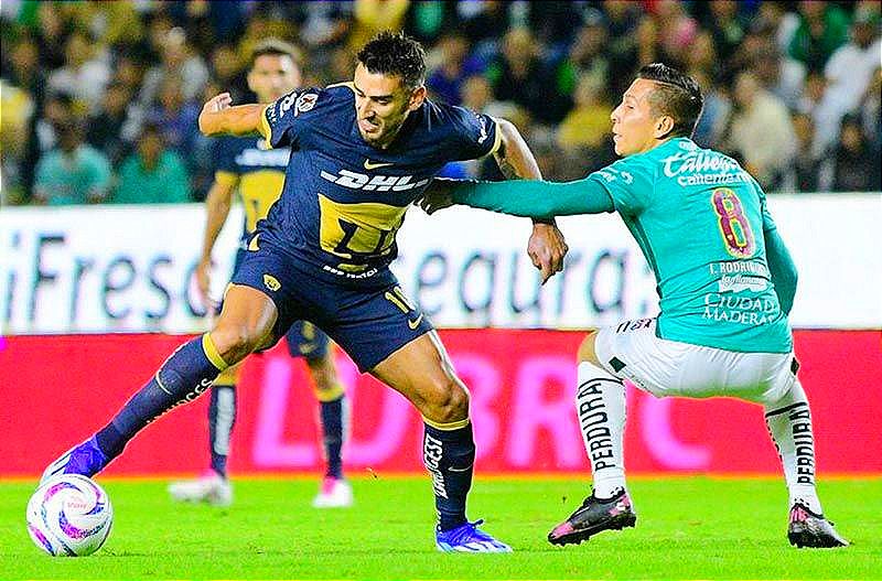 ¡DUELO DE FIERAS SALE TABLAS! -León frente a Pumas queda 1-1