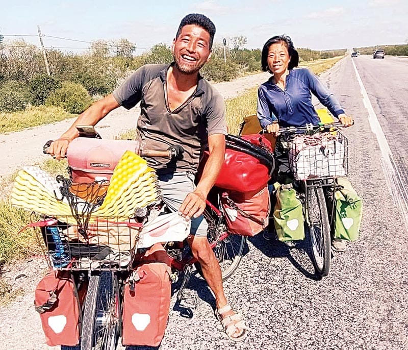 ¡CICLOVIAJEROS JAPONESES PASARÁ POR AQUÍ!