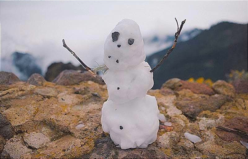 En el Cofre de Perote ¡NEVÓ! ...“Si tienes problemas cardiovasculares, de hipertensión, presión alta o baja, alguna lesión o cirugía, subir es un riesgo alto”.