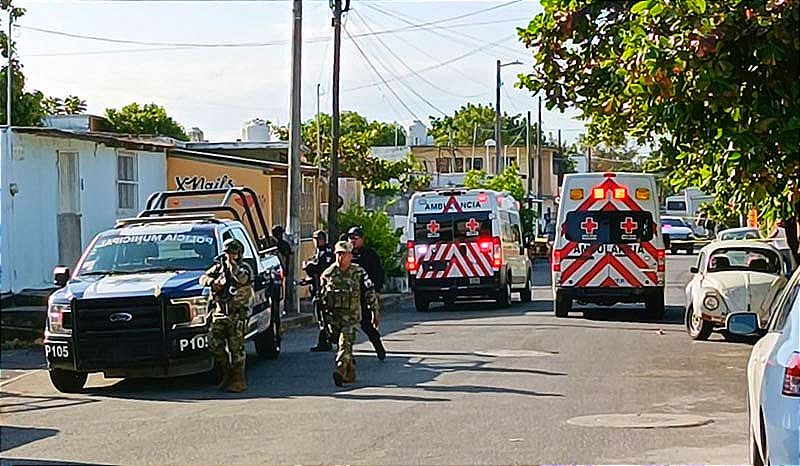 ¡VECINO FURIOSO BALEA A DOS ALBAÑILES! -El Agresor se Dio a la Fuga a Bordo de su Motocicleta