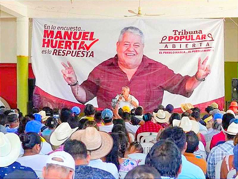 Manuel Huerta se Queda Como "Los Chinitos"... ¡AUNQUE GANÓ LA ENCUESTA, VA UNA MUJER! -Eso Dice el Ex Súper Delegado