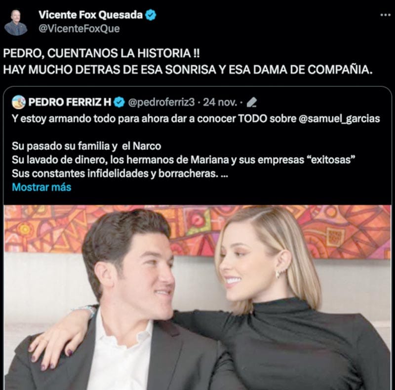 ¡LLAMA FOX 'DAMA DE COMPAÑÍA' A MARIANA!