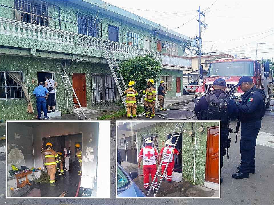 ¡Incendio Consume Vivienda en Fraccionamiento Reforma!