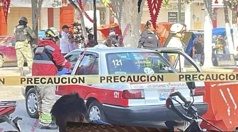 ¡ACRIBILLAN A UN TAXISTA!