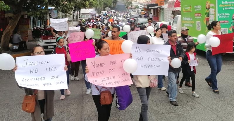 ¡MARCHA PACÍFICA EN CARDEL CONTRA ABUSOS DE LA FUERZA CIVIL!