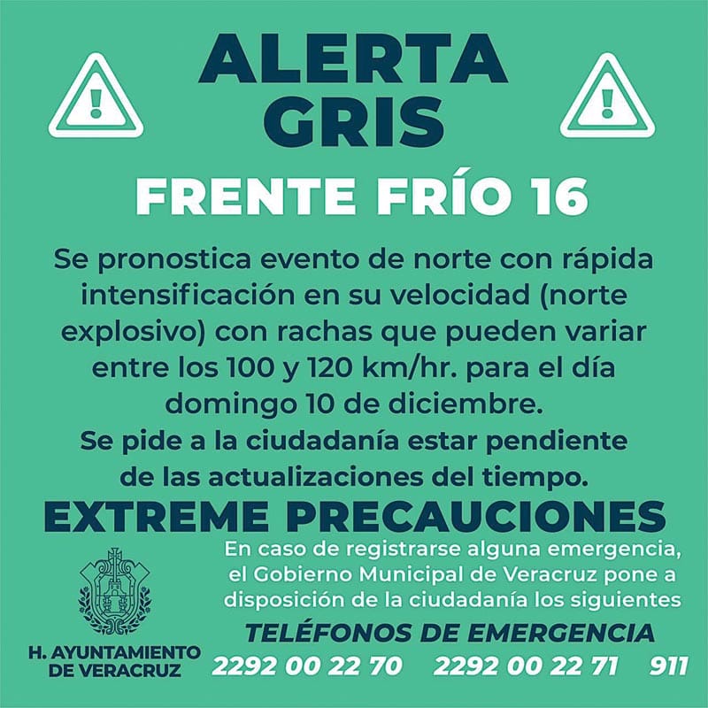 ¡TRAE RACHAS DE 100 A 120 KPH! -FRENTE FRÍO 16