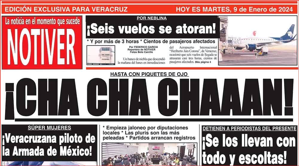 LA PORTADA - MARTES 9 DE ENERO 2024