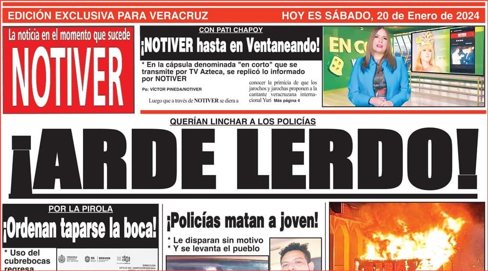 LA PORTADA - SÁBADO 20 DE ENERO 2024