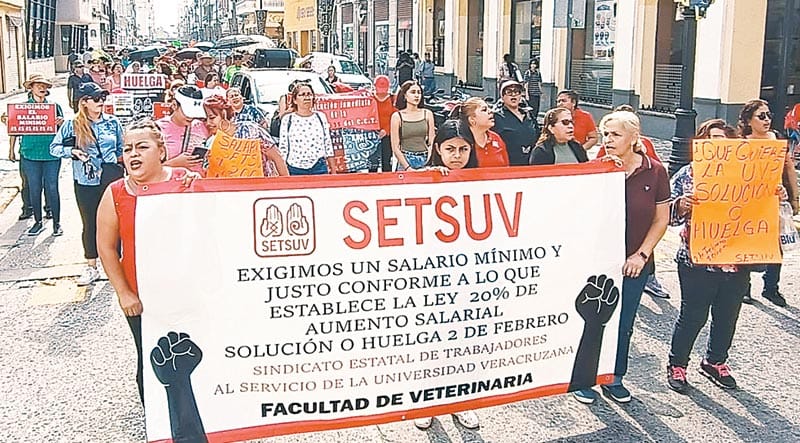 ¡SETSUV VS. UV! -*HUELGA PODRÍA ESTALLAR EL 2 DE FEBRERO A LAS 7 DE LA MAÑANA