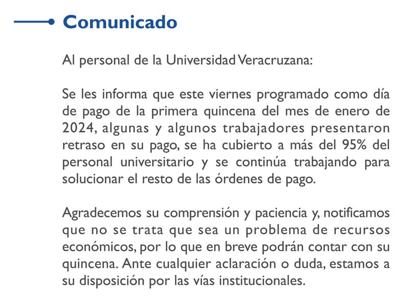 ¡UV PIDE PACIENCIA!