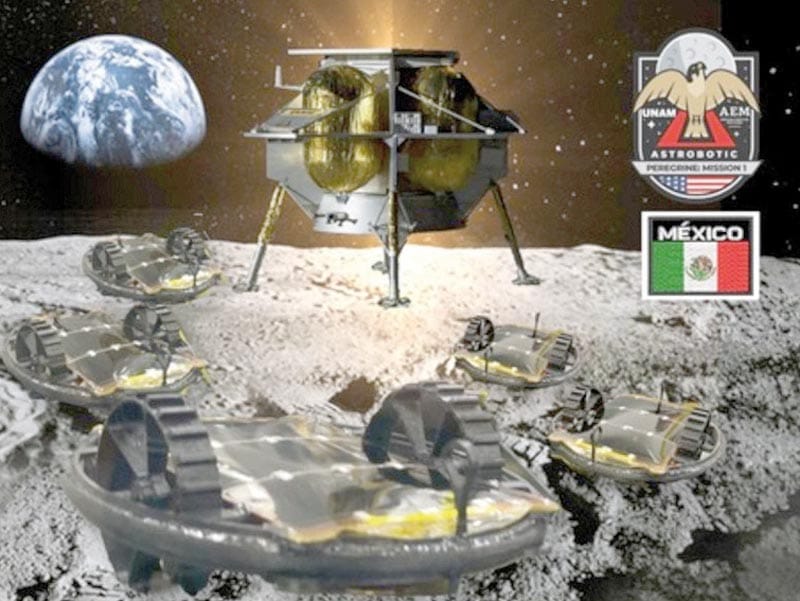 ¡MICRO ROBOTS MEXICANOS DESPEGARÁN HOY DE CABO CAÑAVERAL RUMBO A LA LUNA!