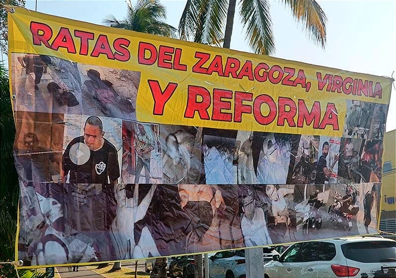 ¡LOS “BALCONEAN”! | VECINOS COLOCAN LONAS CON FOTOS DE LADRONES Y ASALTANTES - *PIDEN SEGURIDAD PARA LOS FRACCIONAMIENTOS