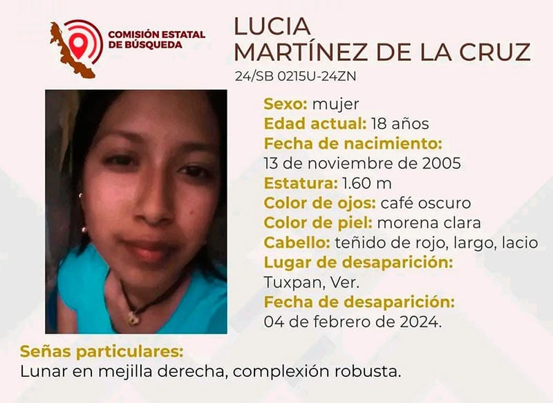 ¡DESAPARECE JOVEN MUJER EN TUXPAN!