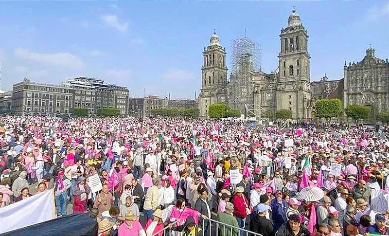 ¡EXIGEN DEMOCRACIA CON MEGA-MARCHA! - |CASA LLENA EN EL ZÓCALO