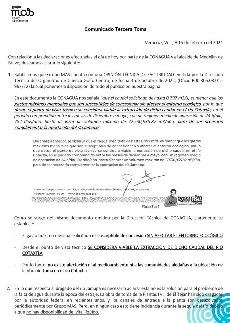 ¡PAPELITOS HABLAN! - *Saca otro comunicado Más, revira a Medellín y a Conagua