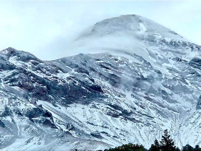 ¡SE QUEDAN ATORADOS EN EL PICO! - *NEVADA A 3 MIL 600 METROS