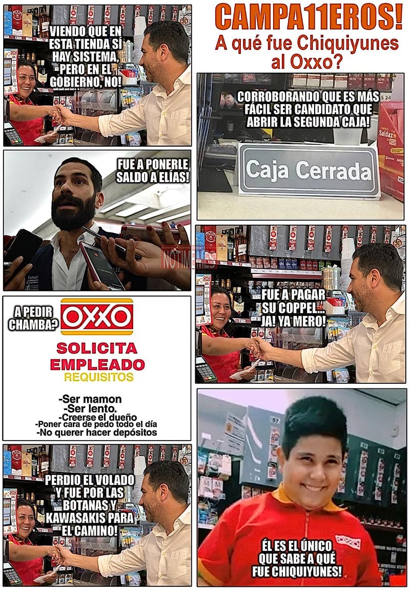 NOTI-MEME | A QUÉ FUE CHIQUIYUNES AL OXXO