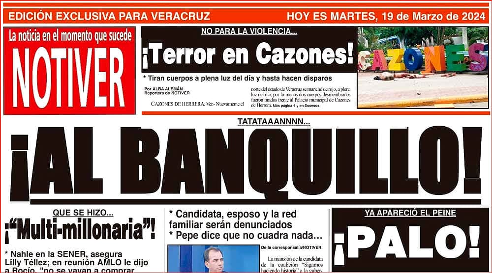 LA PORTADA - MARTES 19 DE MARZO 2024