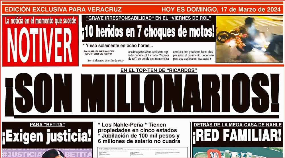 LA PORTADA - DOMINGO 17 DE MARZO 2024