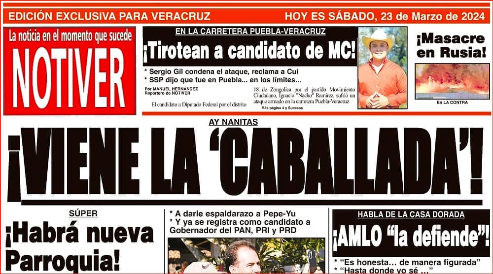 LA PORTADA - SÁBADO 23 DE MARZO 2024