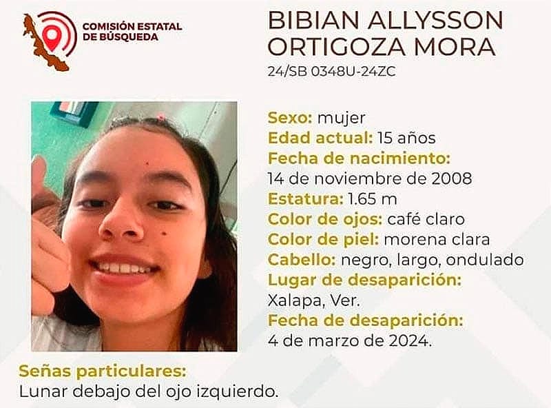 ¡DESAPARECE ESTUDIANTE! - *BIBIAN TIENE 15 AÑOS